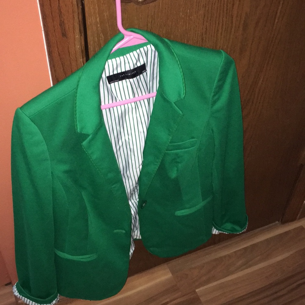 The Limited green blazer
